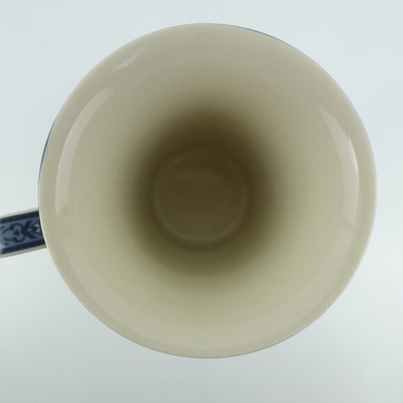 Staffordshire Blue & White Cup Mug - Picture 5 of 8